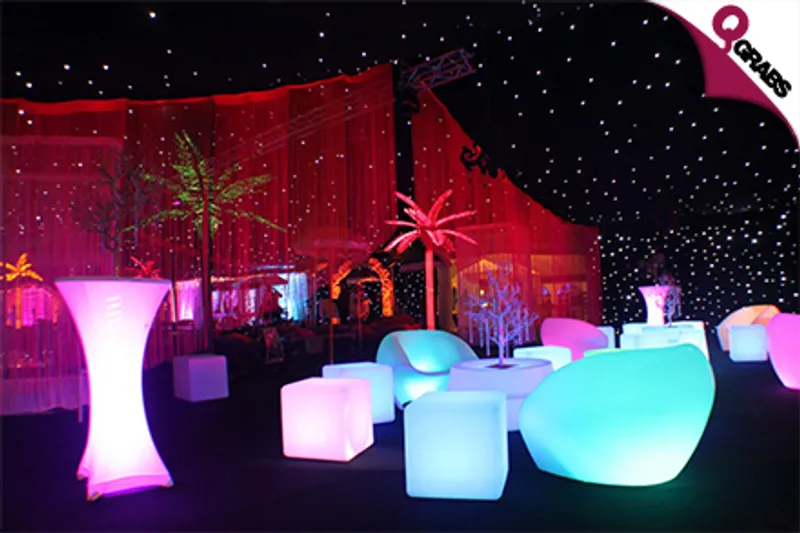 From QR2300 Light Up Your Events with Colorful LED Party Decoration Packages! (Up to QR24065 Value)